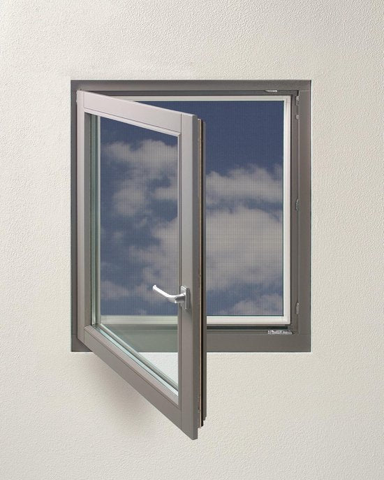 Bruynzeel inzethor - binnendraaiend - Aluminium - 85x115cm - Wit