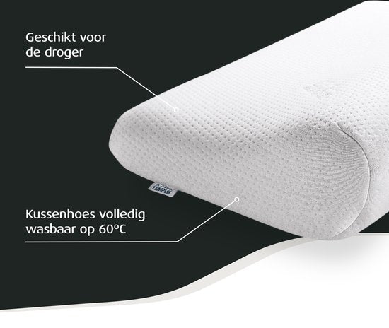 TEMPUR® Millennium™ Kopfkissen - Memory Foam Kopfkissen - 64x32x11/6 cm - Seiten- und Rückenschläfer