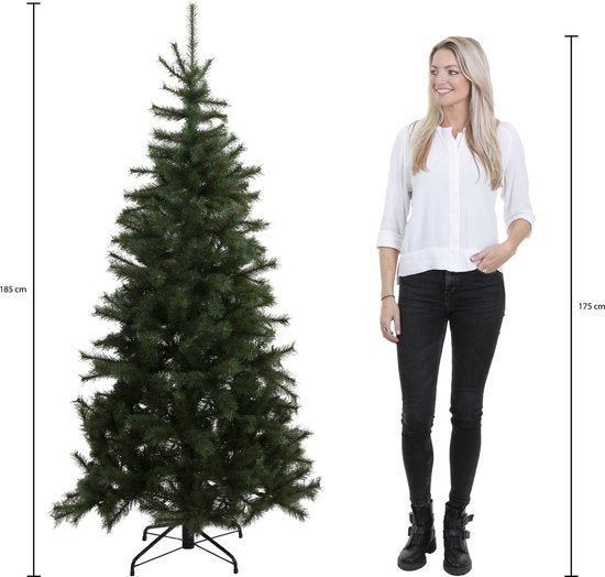 Black Box Trees Brampton Künstlicher Weihnachtsbaum - H185 x Ø127 cm - Grün