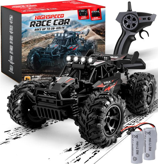 Vertrex Turbo V12 RC Fernsteuerbares Rennspielzeug - Erwachsene & Kinder - Outdoor - Schwarz