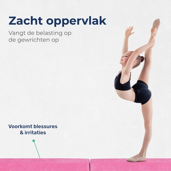 ProSkill Gymnastikbalken - 210cm - Schwebebalken - Für Zuhause - Zusammenklappbar - Gymnastik