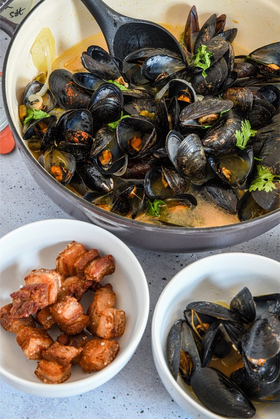 Saveur Selects - Voyage Kasserolle - Ø30 cm - Gusseisen - PFAS-frei - Induktion - Grau