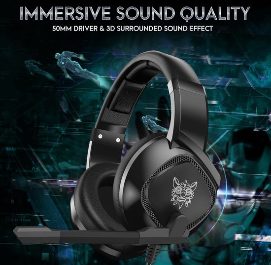 ONIKUMA K19 Gaming-Headset - PS4 + PC