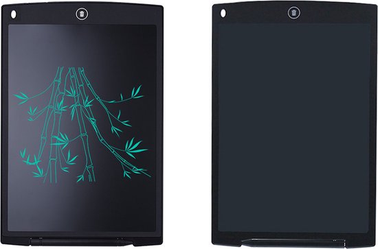 Digitales Zeichentablett - Schreibtafel mit LCD-Bildschirm - 12 Zoll - Schwarz