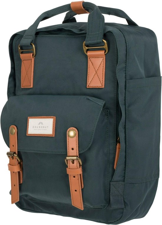 Doughnut Laptop-Rucksack / Rucksack / Schultasche - 14 Zoll - Macaroon 14 - Schiefergrün