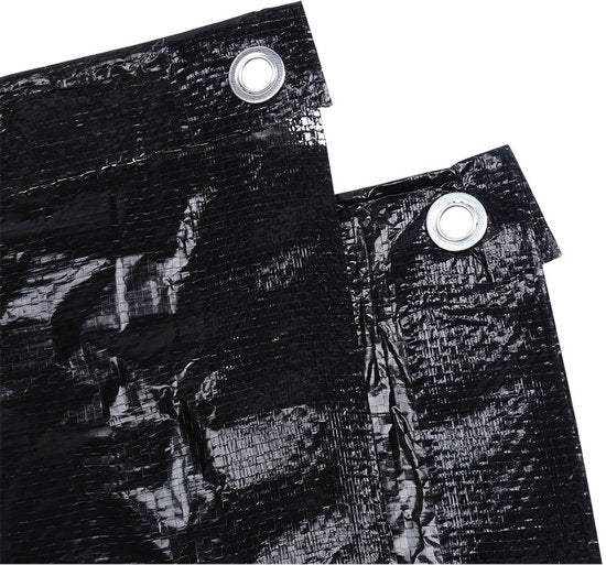 RedCliffs - Zeltboden und Apsis - Wasserdicht - 300x400 cm - Schwarz - Mit Ösen