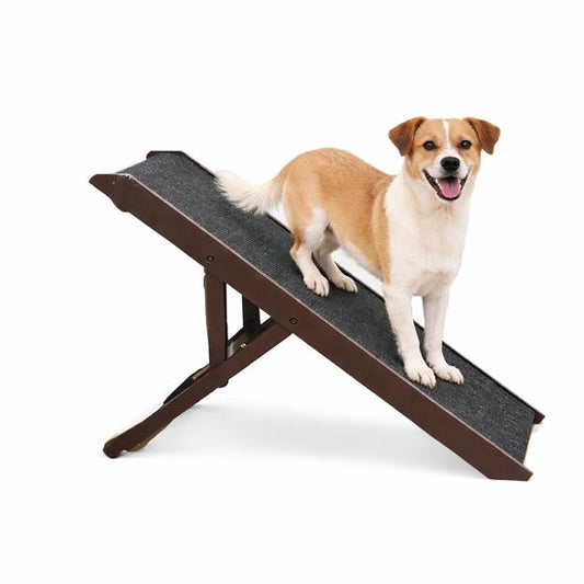 Ceruzo Dog Walkway Verstellbar - Faltbar - Höhenverstellbar 34-53 cm - Hundetreppe - Schwarz