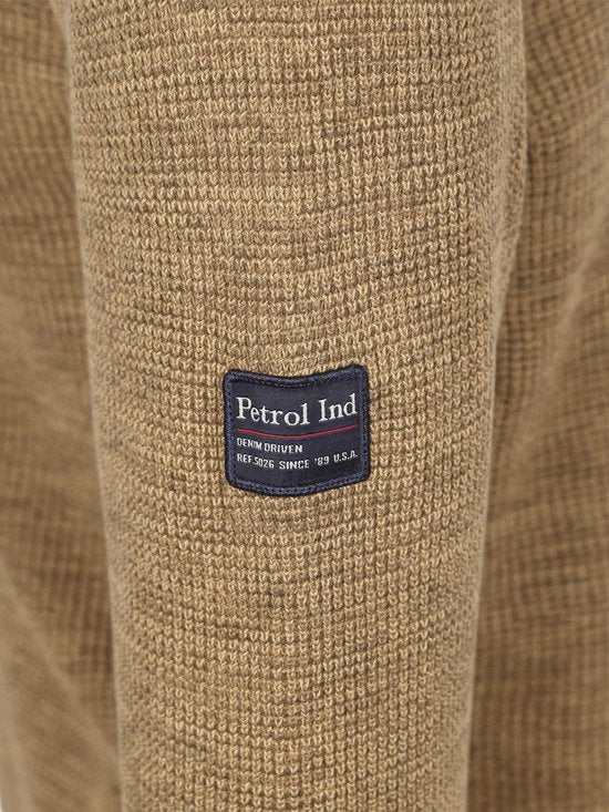 Petrol Industries – Herren-Strickweste Bristol – Braun – Größe XXXL