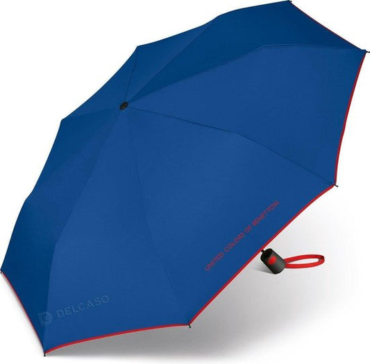 United Colors of Benetton Regenschirm Mini AC - faltbar - Ø 95 cm - Blau