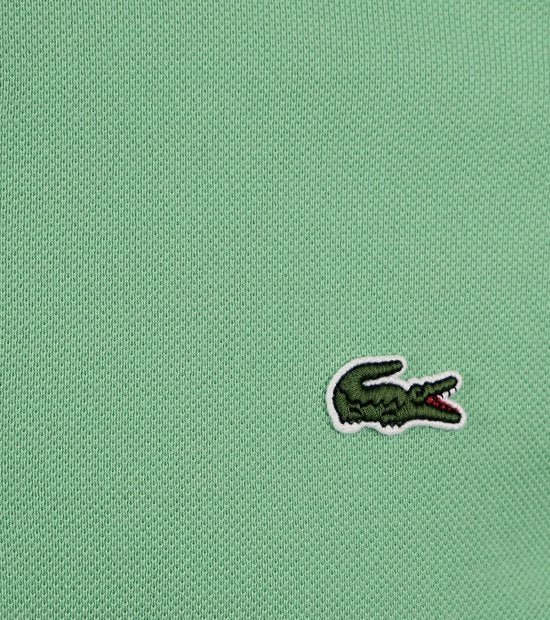 Lacoste - Polohemd Pique Mittelgrün - Slim-fit - Herren Polohemd Größe 4XL
