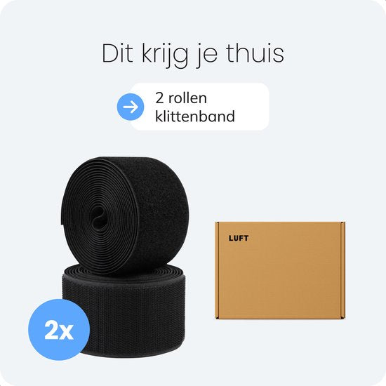 Luft Selbstklebendes Klettband - 180x5cm - Band - nähbar - Klettverschluss - Klettband
