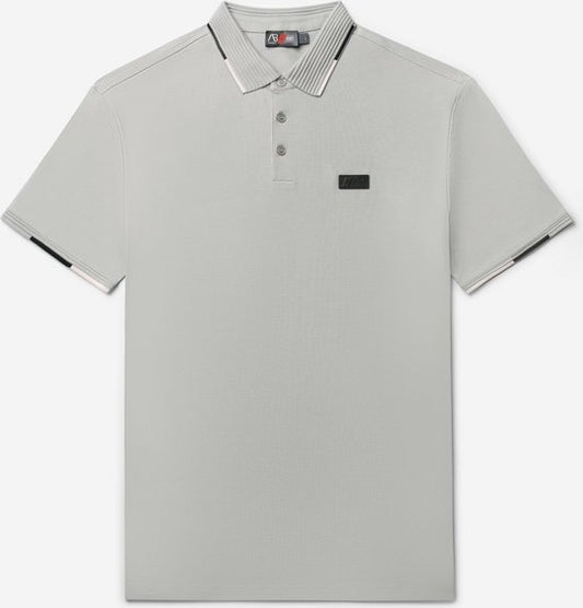 AB Lifestyle - Tri-colour Polo | Alloy - Herren - Größe: XS