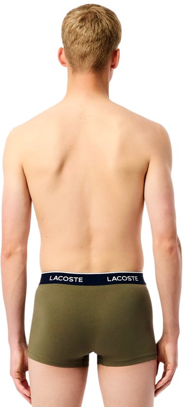 Lacoste Trunks Shorts Männer - 3 Stück - Olive/Delphinium - Größe XL