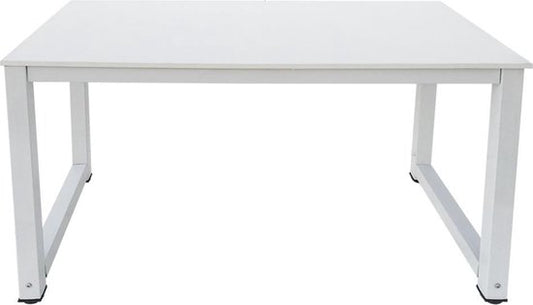 VVD Multifunktionstisch - 120 x 60 x 74 cm - Schreibtisch / Computertisch - Metallgestell - Weiß