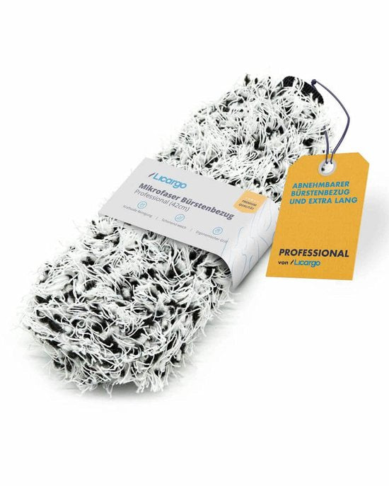 LICARGO® Mikrofaser-Bürstenaufsatz – Austauschbarer Aufsatz für die Mikrofaser-Felgenbürste Professional – Maschinenwaschbar bei 40 °C – Einfach auszutauschen – Ideal für hochwertige Felgen