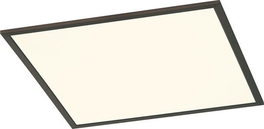 Trio leuchten - LED-Deckenleuchte - Deckenleuchte - 31W - Warmweiß 3000K - Dimmbar - Quadratisch - Schwarz - Aluminium