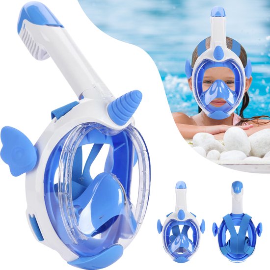 Gadgy Schnorchelmaske für Kinder - Schnorchelset Einhorn - Vollgesichtstauchmaske Kind - Taucherbrille mit Schnorchel - Schnorcheln und Tauchen im Jahr 2024
