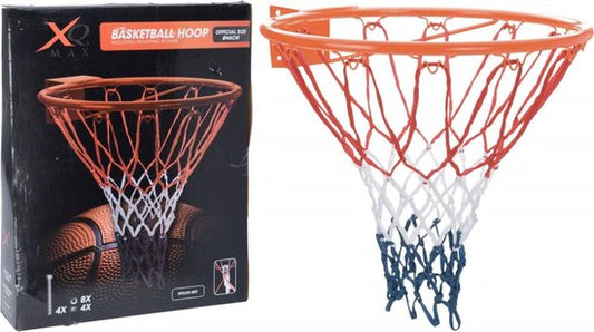 XQ Max Luxury Basketball Ring mit Netz - 3 Stück - 46 cm