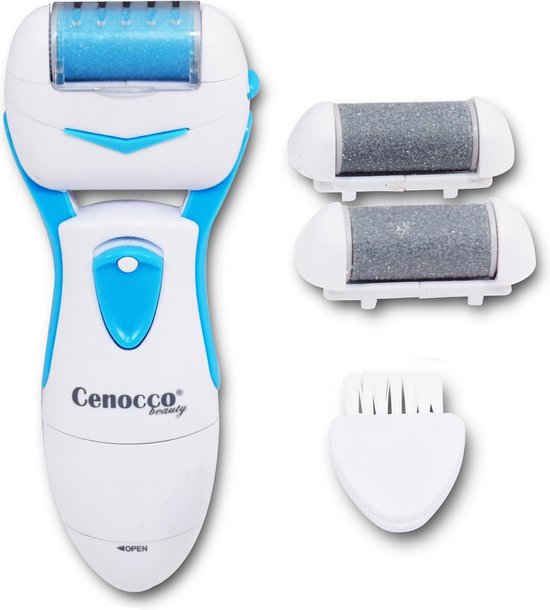 Cenocco Beauty Hornhautentferner Wet&Dry Electronic- CC-9019 - 360° Drehung für seidig glatte Füße - Wasserdicht