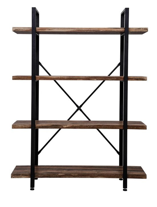 Wandregal Bücherregal Stabil - Industriedesign - 140 cm hoch
