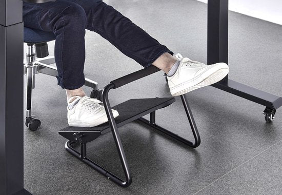 Fußhocker Schreibtisch ergonomisch verstellbar - Fußstütze - kippbar höhenverstellbar