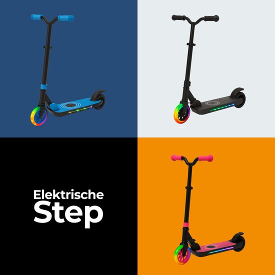 Denver Elektro-Scooter für Kinder - 10km/h - Kinder-Scooter - LED-Lichter - 6km Reichweite - SCK5500RO