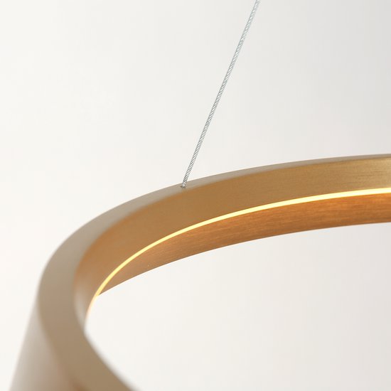 Steinhauer - Pendelleuchte - Ringlux - gold - Metall - Ø 60cm - LED - 3692GO