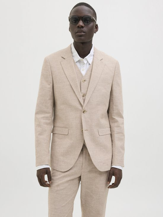 Jack & Jones Premium Blazer mit einer Knopfleiste JPRRIVIERA Slim Fit Blazer