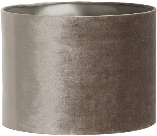 Light & Living – Lampenschirm – Palata – braun – Stoff – Ø 30 cm – E27 – 2230379