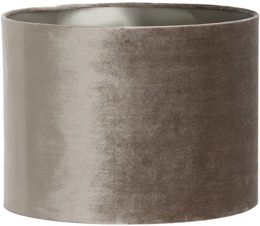 Light & Living – Lampenschirm – Palata – braun – Stoff – Ø 30 cm – E27 – 2230379