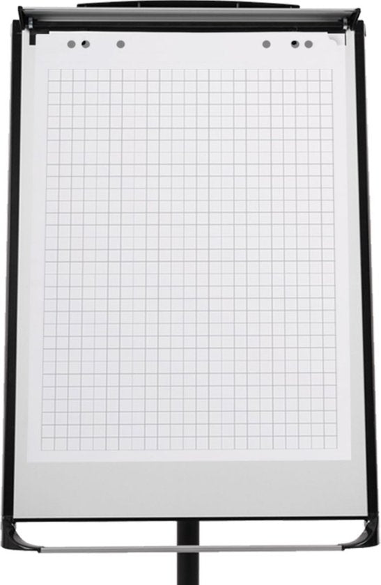 BRASQ Flipchartpapier - 65x98cm - Blanko/Rau - 80g - Flipchartblätter - 50 Blatt - Blanko Blätter