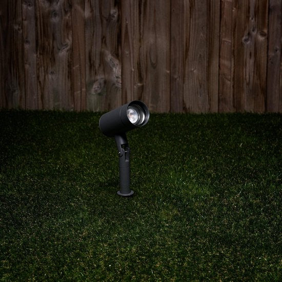 LED's Light LED Gartenstrahler mit Erdspieß - Drehbar - Alden GU10 - Anthrazit - Gartenleuchten - Stechstrahler - Stechstrahler im Freien - Gartenstrahler - Gartenstrahler