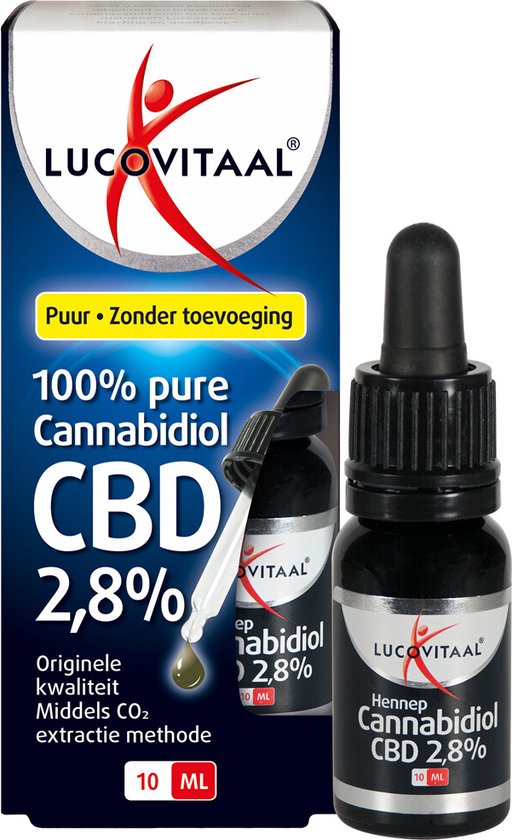 Lucovitaal Hanf Cannabidiol CBD 2,8% Nahrungsergänzungsmittel - 10 Milliliter