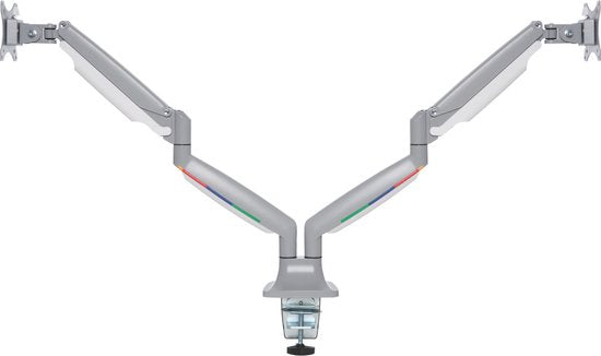 Kensington SmartFit One-Touch Dual Monitor Arm - Für 2 Bildschirme - Höhenverstellbar - Für 13 - 32" & bis zu 9 KG - Grau