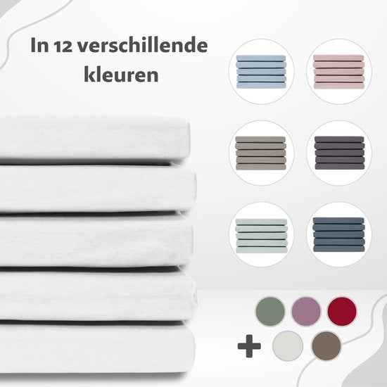 Ten Cate Spannbetttuch - Spannbetttuch Topper 160x200 - Spannbetttuch 160x200 - Geeignet für Topper Matratze 160 x 200 - Baumwolle Satin - Topper Matratze 160x200 - Eckhöhe 10 cm - Anthrazit