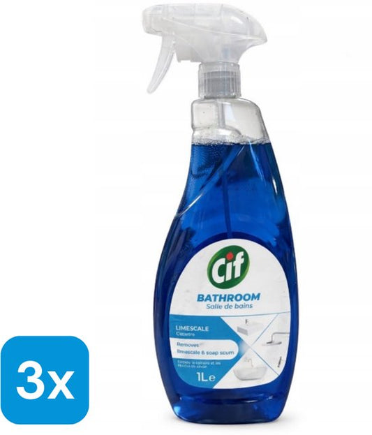 3x Cif Badreiniger 1 l