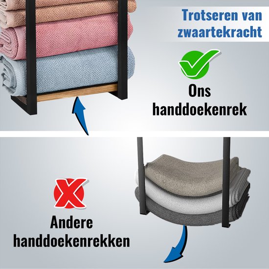 SV Living Handtuchhalter - Handtuchhalter - Für Bad und Küche - 77*28*14cm