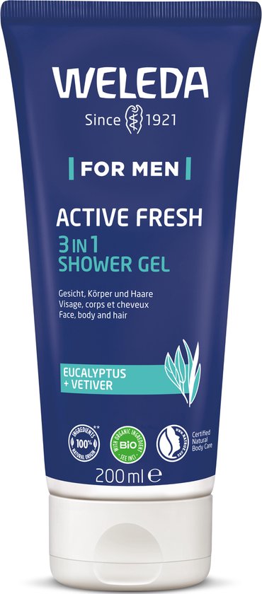 Weleda Men Active Fresh Duschgel - Rosmarin - 200ml