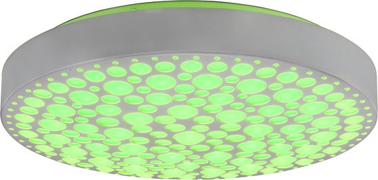 Reality - LED-Deckenleuchte - Deckenleuchte - 22W - Einstellbare Farbe - RGB - Fernbedienung - Dimmbar - Rund - Weiß - Kunststoff