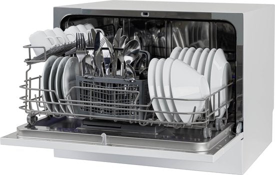 Tomado - TDW5501W - Mini-Geschirrspüler - Freistehend - 6 Gedecke - 5 Programme - Energieklasse D - Weiß