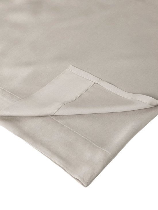 Home by TEMPUR® Spannbetttuch - Natur - 90 x 200 x 30 cm - Seidenweiches Bambus - Spannbetttuch bügelfrei - trocknergeeignet