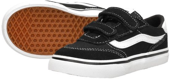 Vans Brooklyn LS V SUEDE/CANVAS SCHWARZ/WEISS Unisex-Sneaker – SCHWARZ/WEISS