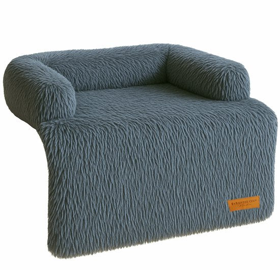 By Cee Cee Original Hundedeckenbank - Hundedeckenbank - Hundekorb - Premium - komplett abnehmbar - Dunkelgrau - 75x90 - Größe S