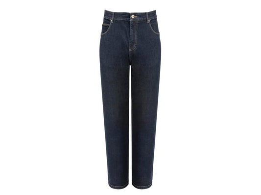 Milanoro - Jeans Hose Denim - W31 / L30 - Schwarz Blau - Straight Fit mit geraden Beinen - Zeitloses 5-Pocket Modell - Optimaler Komfort