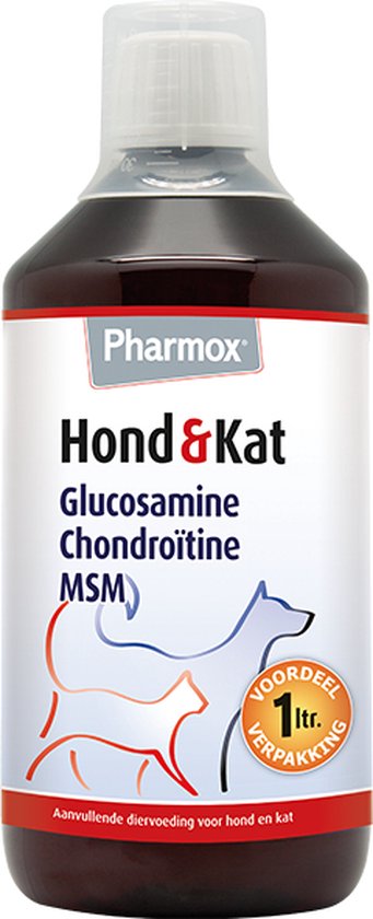 Pharmox Dog & Cat Glucosamine 1000 ml - Wichtiger Baustein für Hunde und Katzen