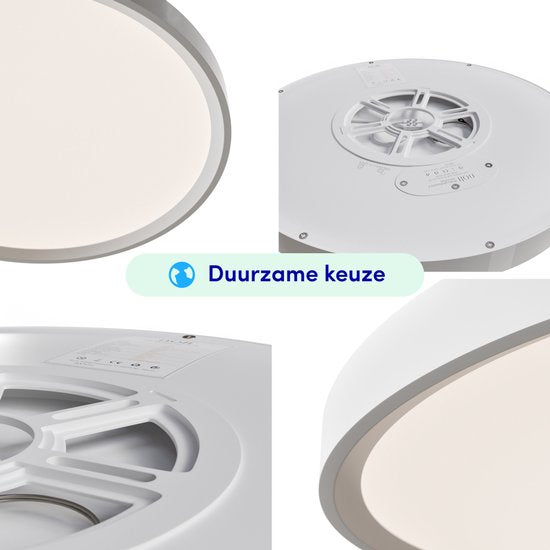 Nolt Deckenleuchte Dimmbar - Badezimmerbeleuchtung - 24W - ⌀ 30cm - Weiß