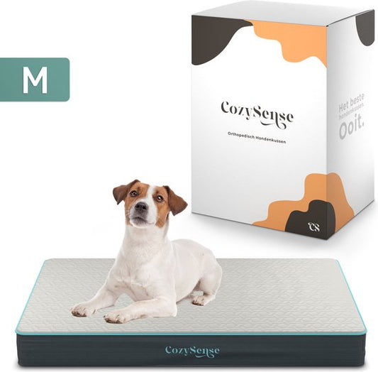 CozySense® - Orthopädisches Hundekissen 75 X 45 Cm - Größe M - Wasserdicht - Geeignet als Sitzkissen & Hundebett