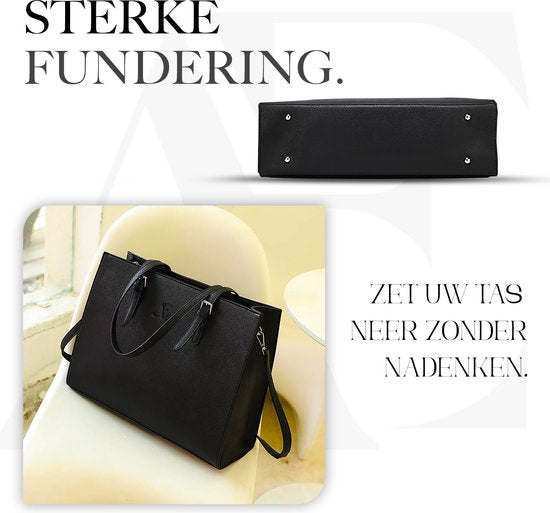 AramaeÂ® - Laptoptasche Damen - Handtasche - Umhängetasche - Bürotasche Damen - inkl. Schultergurt