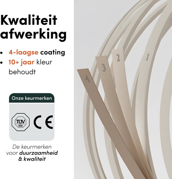 Nolt Deckenleuchte Beige - Deckenleuchte E27 Lampe - Industrial - Taupe - ⌀ 40cm