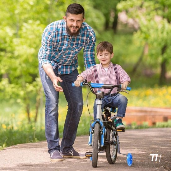 TIKKENS Stützräder Fahrrad – Für 12–20 Zoll – 110 mm – Mit LED